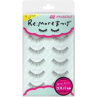BN - Re:More False Eyelashes 02 Flare - 5 pairs