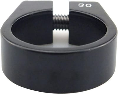 Zadelklem Set - Snelspanner Pen - Fiets Zadel Verstellen - Gereedschapsloos Monteren - 30 mm - Zwart