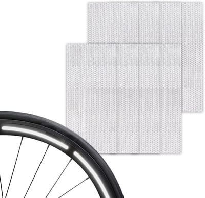 Reflecterende Fietsstickers voor Spaken, Veiligheidsreflectoren voor Fietsen, Geschikt voor 27.5, 28 en 29 Inch Velgen, Duurzaam Nylonmateriaal