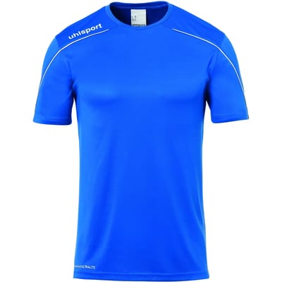 Uhlsport Stream 22 Teamshirt Heren Sportshirt - Maat XL  - Mannen - blauw/wit