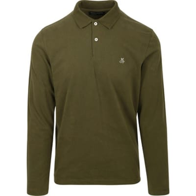 T-shirt Marc O'Polo Poloshirt Lange Mouwen Groen