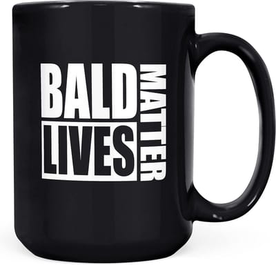 Grappige Keramische Koffiemok Cadeau voor Kale Mannen - Nieuwigheid Mok
