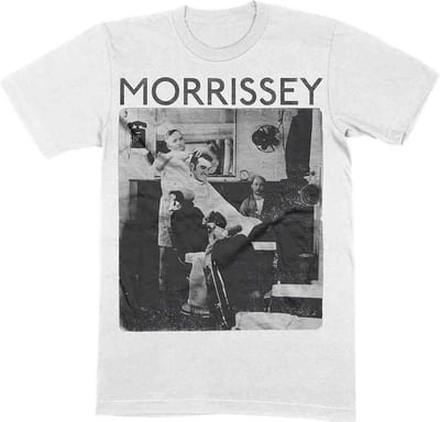 Morrissey - Barber Shop Heren T-shirt - S - Wit