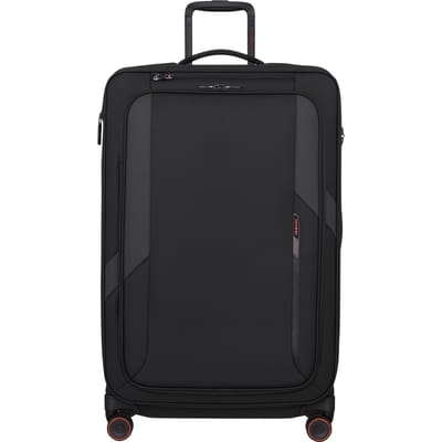 Samsonite Koffer - Glazed spinner 67/24 (4 wiel) lichtgewicht koffer - 44 x 67 x 30/33 cm - uitbreidbaar - zwart - 94 l