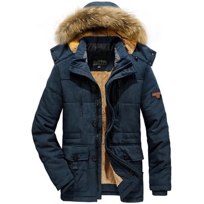 Manteau d'hiver mi-long en coton pour hommes, plus velours et épaissi, grande taille, chaud, manteau en coton pour personnes d'âge moyen et âgées 7XL