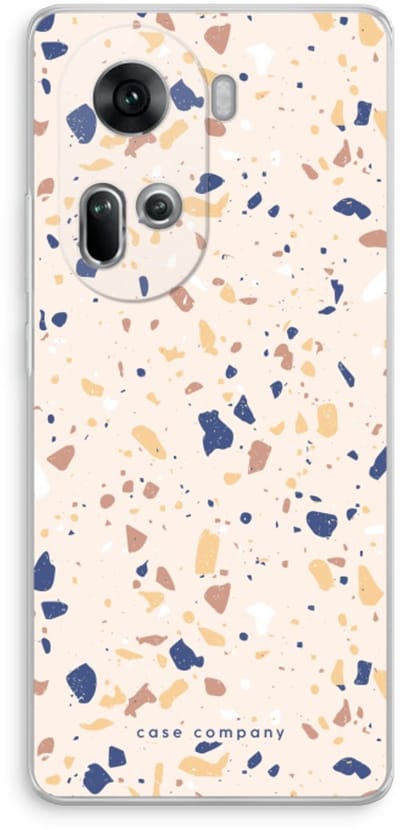 Case Company® - Hoesje geschikt voor Oppo Reno 11 hoesje - Terrazzo N°23 - Soft Cover Telefoonhoesje - Bescherming aan alle Kanten en Schermrand