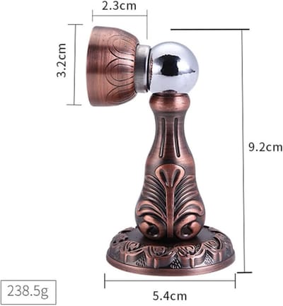 Magnetische Deurstopper - Deurvanger Deurhouder - Deur Open Houden - Sterke Magneet - 10x10x10 mm - Geel Brons