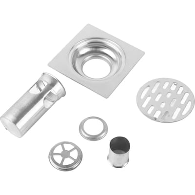 Grille de vidange de sol anti-odeur en acier inoxydable épaissi pour salle de bain, douche, cuisine white