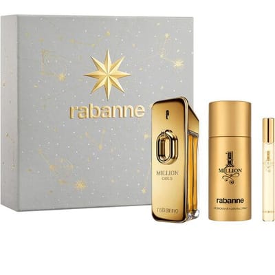 Paco Rabanne Million Gold Intense (M) Set EDP 100ml + DSP 150ml + EDP 10ml