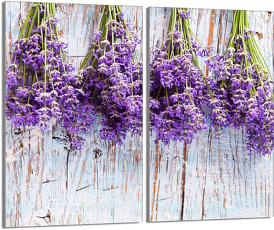 TMK ArtDeko - Lawenda - Beschermplaat voor Kookplaat - 2x30x52 - Glas - Multifunctioneel