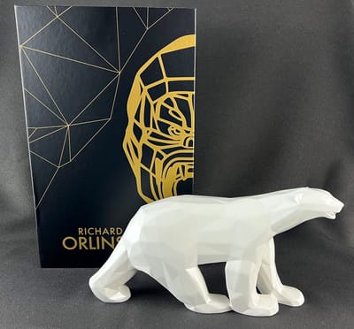 Richard Orlinski - kunstkado - Polar beer wit