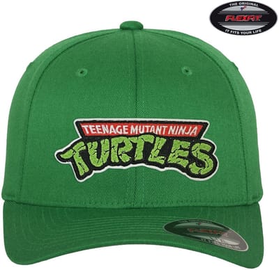 Teenage Mutant Ninja Turtles TMNT-logo- Flexfit -pet, groen