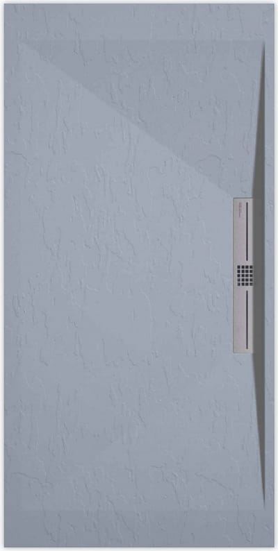 Sanifun douchebak Stone Side Gray Slate 1000 x 900 S