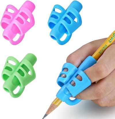 Daity 3-pack - Potloodhouder - schrijfhulpmiddel voor kinderen - hulpmiddel voor houdingcorrectie - geschikt voor kleuters