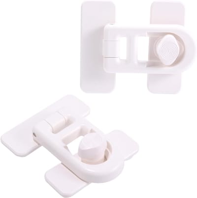 Veiligheidsvergrendeling voor Toiletdeksel voor Baby's en Kinderen - Eenvoudige Installatie, Eén-Hand Bediening, Universele Pasvorm, Wit
