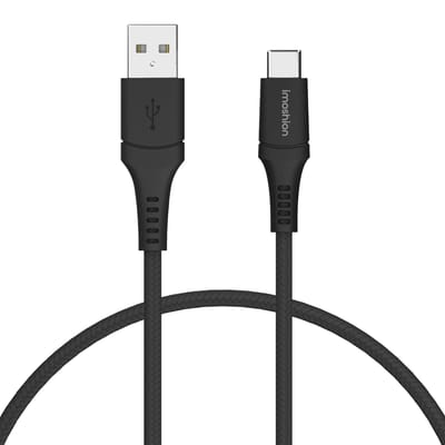 imoshion Kabel - USB C naar USB A Kabel - 1 meter - USB-C Oplader Kabel - Zwart