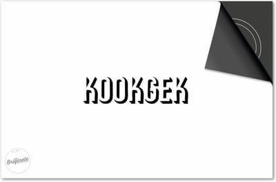 Inductie beschermer 60x60 - afdekplaat inductie mat - Dietrix Kookplaat beschermer - Exclusief - Quotes - Kookgek Wit