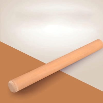 Houten Deegroller - Bakken Keuken - Dumpling Huid - Vierkant Ontwerp - 70 cm Groot
