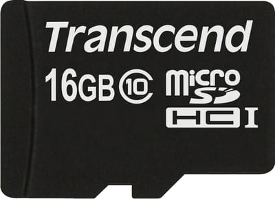 Transcend Premium microSDHC-kaart Industrial 16 GB Class 10