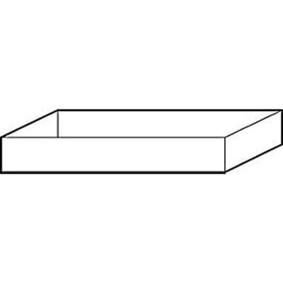 Bodemopvangbak Abz voor asecos veiligheidskasten van de series Q30, Q90 en S90, polypropyleen, grijs, B 749 x D 505 x H 107 mm, 22 l