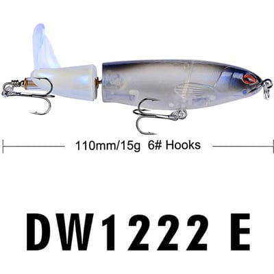 Leurre de pêche réaliste Wobbler, appât artificiel dur à 6 segments, Swimbait, lent, 10cm, 18g COLOR-E