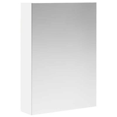 vidaXL - Badkamerspiegelkast - Wit - 50 - x - 14,5 - x - 70 - cm - Bewerkt - hout