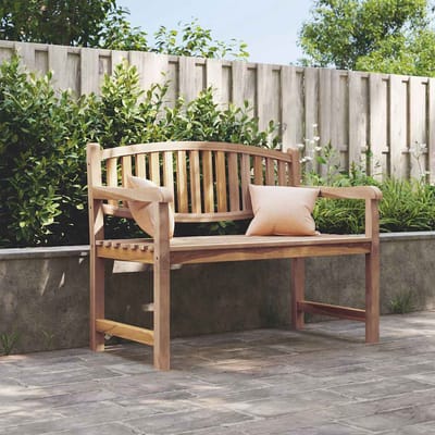 vidaXL - Tuinbank - 114x59x87 - cm - massief - teakhout