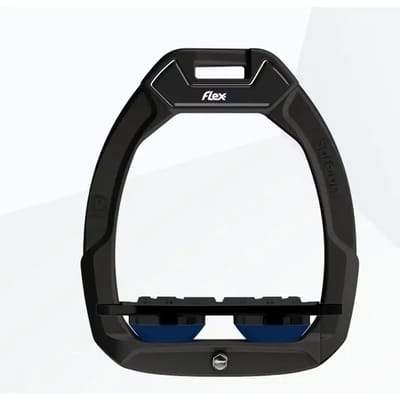 Veiligheidsstijgbeugels Plat Grip Zwart/Zwart/Marine Flex-On Safe-On