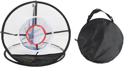 Dailygoods- Chipping Net 3-Laags Ontwerp - Oefennet - Golfaccessoires - Verbeter Vaardigheden - Inclusief Opbergzak - Geschikt voor Binnen/Buiten