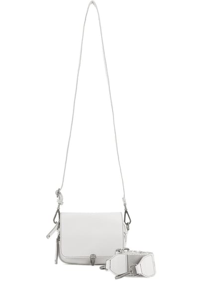 FREDsBRUDER Leren Schoudertas Bestie Crossbody Bag Oat Milk Crème