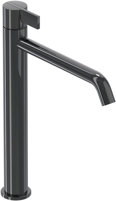 IVY Pact Eenhendel wastafelmengkraan opbouw model L, coldstart Zwart chroom PVD