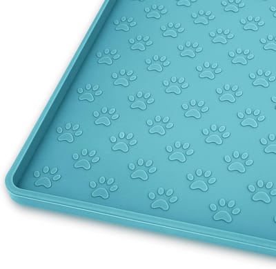 Placemat Hond & Kat - Voermat hond - Siliconen voermat - Huisdieren voermat - Antislip & Waterafstotend - Voermat voor binnen en buiten - Dikke voermat slijtvast - 40x60cm