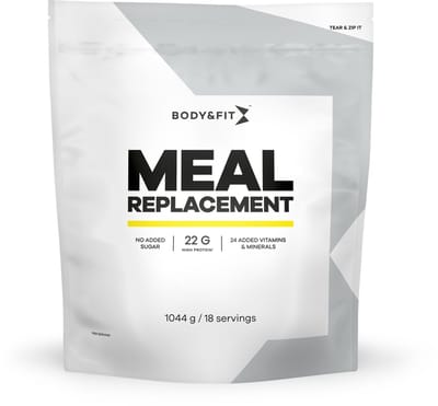 Body & Fit Low Calorie Meal Replacement - Dieetshake - Maaltijdvervanger - Maaltijdshake - Whey- en Melkeiwit - Gewichtsverlies Shake met Havermout - Kokos - 1044 gram (18 shakes)