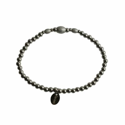 FlowJewels - armband - stardust - stainless steel - zilver kleurig