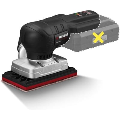 PARKSIDE PERFORMANCE Accu-schuurmachine 20 V, zonder accu en lader (20V accu-vlakschuurmachine)