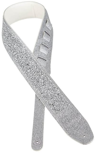Gaucho GST-250-SI Sparkling Series gitaarriem zilver