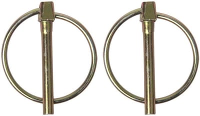 ProPlus Borgpen - slank design - robuust staal - Ø 4,5 mm - Ø 32 mm ring - 2 stuks
