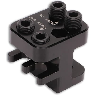 Motorfiets ATV Master Link Persgereedschap Billet Aluminium Zwart Geanodiseerd voor 520 525 530 Ketting black