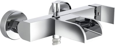 SCHÜTTE IDROVIA Badkraan - Mengkraan - Watervaluitloop - Hartafstand 150 mm - Chroom