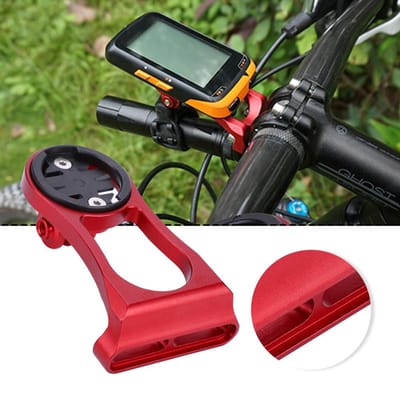 Fietskilometerteller Computer Aluminiumlegering Verlengbevestiging voor Garmin (Titanium)