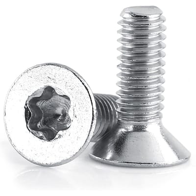 50pcs M4 Acier Inoxydable SS304 Tête Plate Entraînement Étoile Vis Machine Boulons