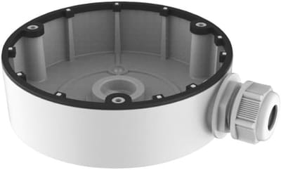 Bewakingscamera Behuizing - Camerahouder Dome - Veilige Installatie - Robuust Metaal - 12.7x12.7x3.5cm - Wit