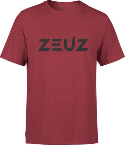 ZEUZ Sport T-Shirt Unisex - Sportkleding Man & Vrouw - Fitnesskleding Heren & Dames - Jongens & Dames Kleding voor Fitness, CrossFit & Gym - Maat XS - Rood