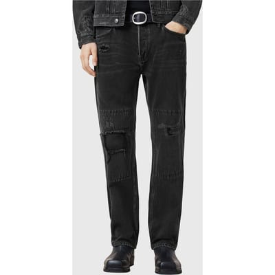 AllSaints Reid Repair Black Taglia: W30L32 | Jeans Slim Fit Outlet | Uomo | Nero