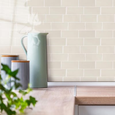 Dailygoods- Wandtegel 3D Effect - Zelfklevend - Waterdicht - Voor Keuken/Badkamer - Makkelijk te Verwijderen - Geschikt voor Glad Oppervlak - Muursticker