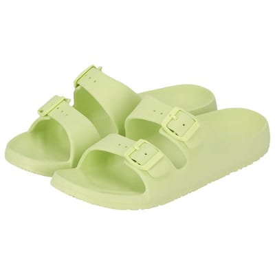 Morethansocks - Sandalen dames - Gespsluiting - Waterbestendig - Slipper dames - Sandalen lage hak dames - Sandalen zomer
