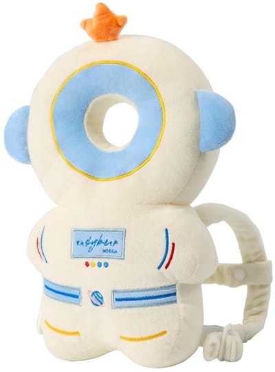 Baby hoofdbeschermer - Zacht en lichtgewicht - Ademend ontwerp - Baby Valkussen - Baby Veiligheidskussen - Baby Valrugzak - Astronaut-design - Peuter