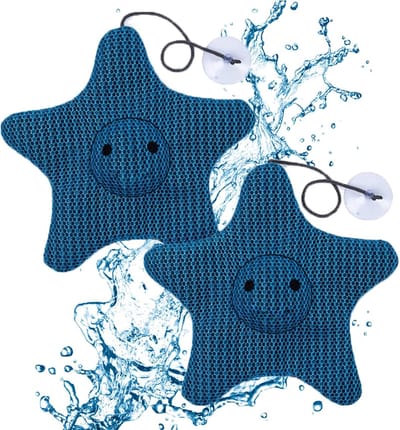 Cyslmuk Absorberende spons voor zwembaden, herbruikbare schuimabsorber, spafilterspons, drielaags Whirlpool kalkfilter voor zwembaden (2 stuks)