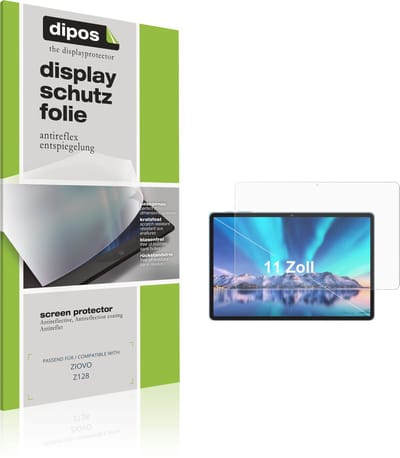 dipos – 2x Matte Beschermfolie geschikt voor ZIOVO Z128 | Krasbestendige & antireflecterende Screenprotector Ultra-Thin
