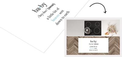 Keukenloper - Loper keuken - Jongen - Spreuken - Baby - Woordenboek - Quotes - 120x60 cm - Keukenloper vinyl